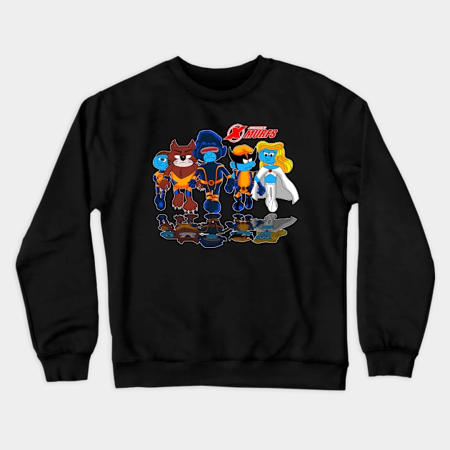 Astonishing X-Murfs Crewneck Sweatshirt by nickbeta